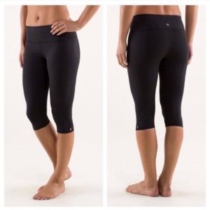 Lululemon bandha keyhole Capri leggings